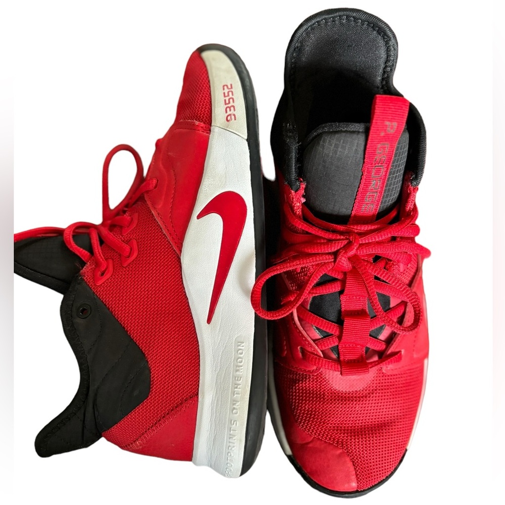 Nike Men’s PG3 University Red Basketball Shoes Size 7